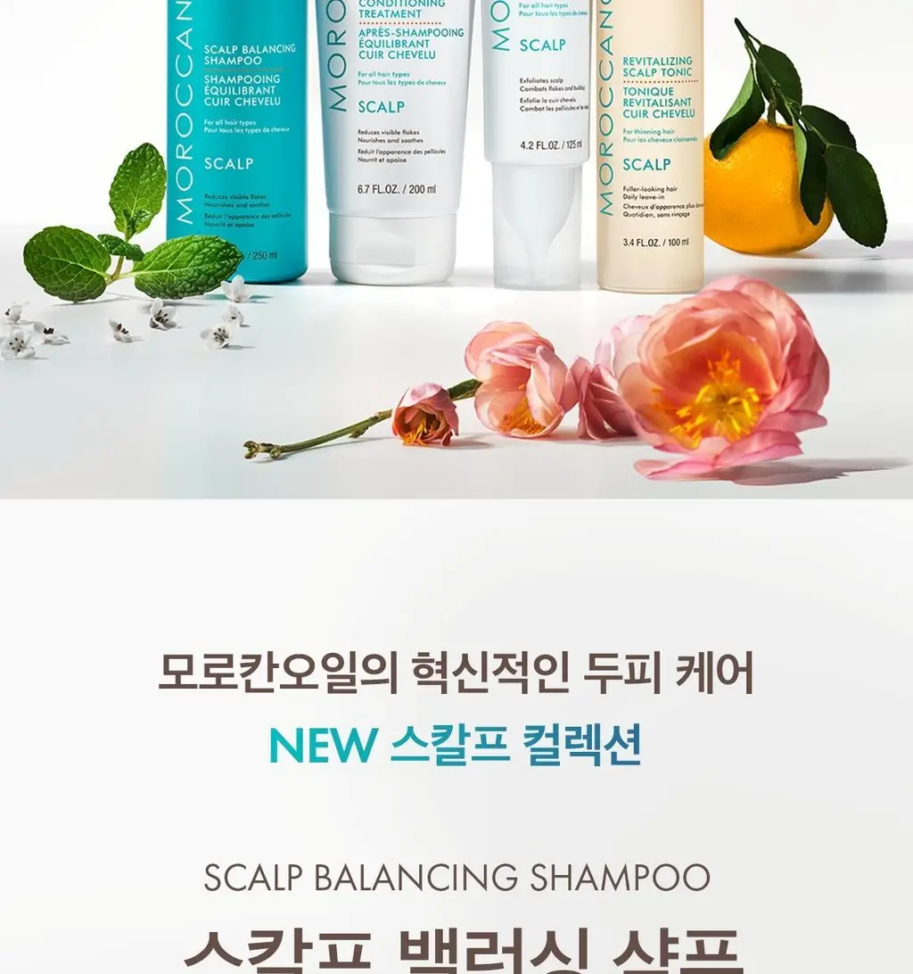 [두피 케어] 모로칸오일 스칼프 밸런싱 샴푸 250ml 상세페이지 5